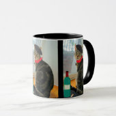 Frenchie Indigo Tasse (VorderseiteRechts)