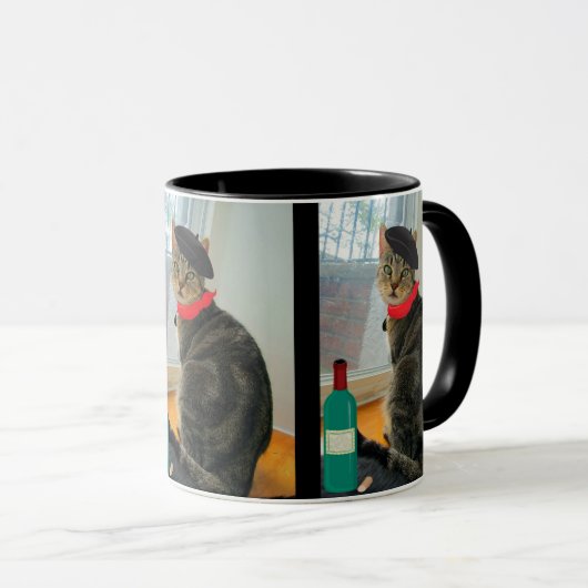 Frenchie Indigo Tasse (VorderseiteRechts)
