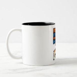 Frenchie ist meine Persönlichkeit French Bulldog S Zweifarbige Tasse