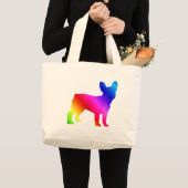Frenchie Jumbo Stoffbeutel (Vorderseite (Produkt))