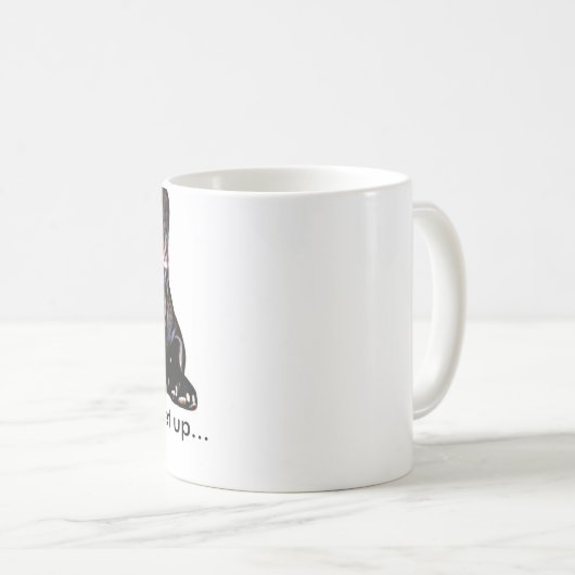 Frenchie Kaffee-Tasse Kaffeetasse (VorderseiteRechts)