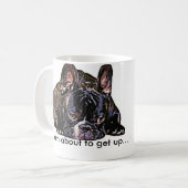 Frenchie Kaffee-Tasse Kaffeetasse (Vorderseite Links)