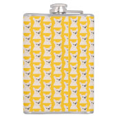 Frenchie-Liebhaber Flachmann (Rückseite)