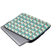 Frenchie-Liebhaber Laptopschutzhülle (Vorne Knopf)