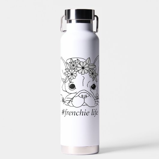 #FRENCHIE LIFE Vakuum 22oz Flasche (Vorne)