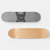 FRENCHIE LILIE Holzkohlen-GrauSkateboard Skateboard (Horizontal)