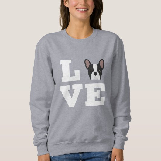 Frenchie Love Sweatshirt (Vorderseite)