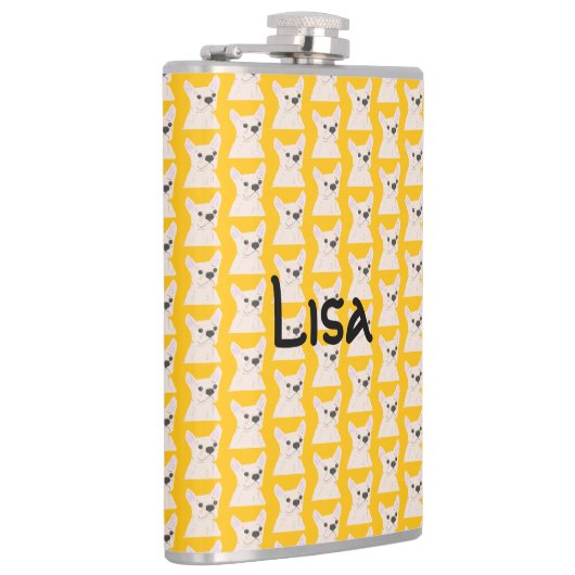 Frenchie Lover Flachmann (Rechts)