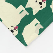 Frenchie Lover Fleecedecke (Ecke)
