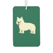 Frenchie Lover Green Autolufterfrischer (Rückseite)