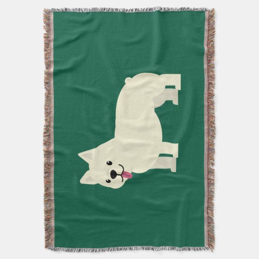 Frenchie Lover Green Decke (Vorderseite Vertikal)
