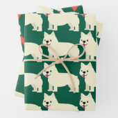 Frenchie Lover Green Geschenkpapier Set (Beispiel)