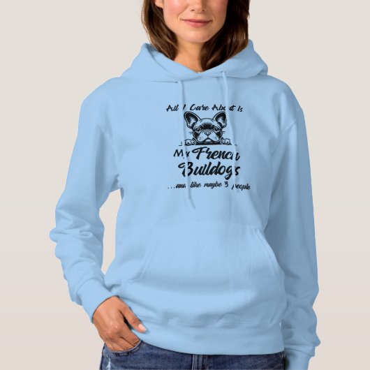 Frenchie Lover... Hoodie (Vorderseite)