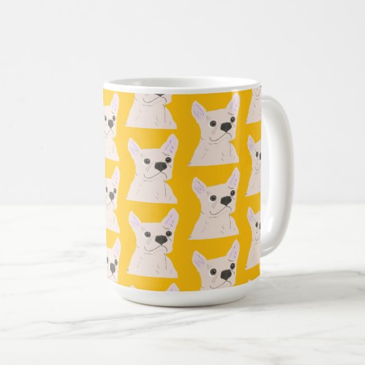 Frenchie Lover Kaffeetasse (VorderseiteRechts)