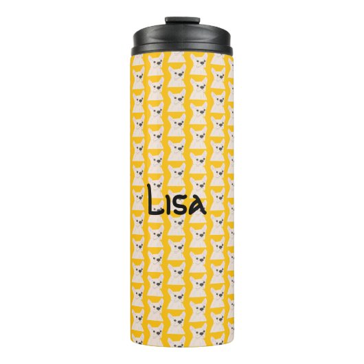 Frenchie Lover Thermosbecher (Vorderseite)