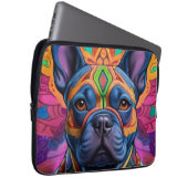Frenchie Lustiger Geburtstagsfantasie Laptopschutzhülle (Vorne Rechts)