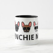 Frenchie Mad French Bulldogs Tasse (Zentrum)