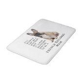 Frenchie Mama Bath Mat Badematte (Schrägansicht)
