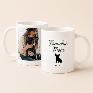 Frenchie-Mama   Benutzerdefiniertes Foto French Bu Kaffeetasse