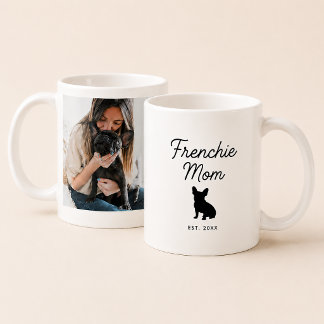 Frenchie-Mama | Benutzerdefiniertes Foto French Bu Kaffeetasse