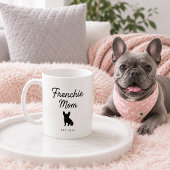 Frenchie-Mama | Benutzerdefiniertes Foto French Bu Kaffeetasse
