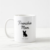 Frenchie-Mama | Benutzerdefiniertes Foto French Bu Kaffeetasse (Links)