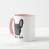 Frenchie Mama Black French Bulldog Tasse (Vorderseite Links)