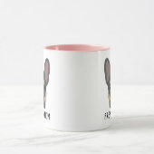 Frenchie Mama Blue und Tan French Bulldog Tasse (Zentrum)