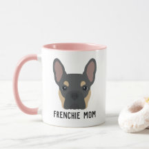 Frenchie Mama Blue und Tan French Bulldog Tasse