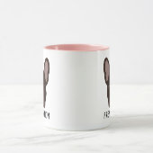Frenchie Mama Brown French Bulldog Tasse (Zentrum)