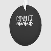 Frenchie Mama | Damenschenspende Ornament (Vorderseite)