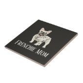 Frenchie-Mama Fliese (Seite)