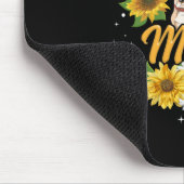 Frenchie Mama French Bulldog Dog Sunflower Mousepad (Ecke)