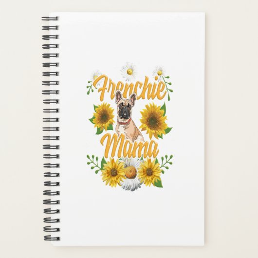 Frenchie Mama French Bulldog Mama Fur Mama Planer (Vorderseite)