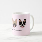 Frenchie Mama French Bulldogs Kaffeetasse (VorderseiteRechts)