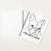 Frenchie Mama HandGezeichnet Frenchie Face Planer (Anzeige)