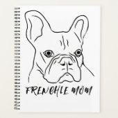 Frenchie Mama HandGezeichnet Frenchie Face Planer (Vorderseite)