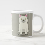 Frenchie-Mama Jumbo-Tasse (Rechts)