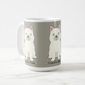 Frenchie-Mama Kaffeetasse (Vorderseite Links)