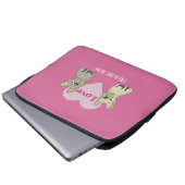 Frenchie Mama Laptopschutzhülle (Vorne Knopf)