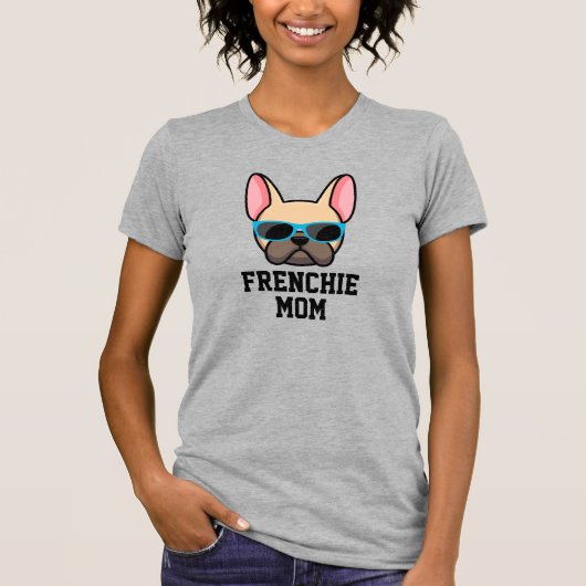 Frenchie Mama Light Fawn French Bulldog T-Shirt (Vorderseite)