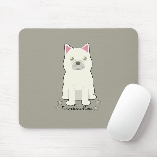 Frenchie-Mama Mousepad (Mit Mouse)