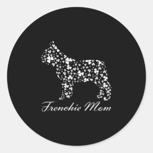 Frenchie Mama Shirt Happy St Patrick's Day 2022 Runder Aufkleber