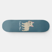 Frenchie Mama Skateboard (Horizontal)