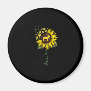 Frenchie Mama Sunflower Französisch Bulldog Lover  Magnet