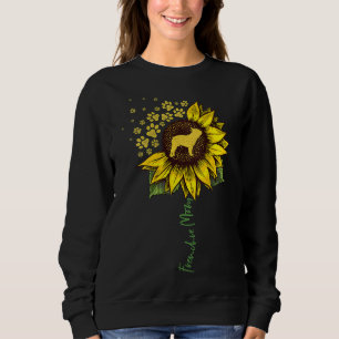 Frenchie Mama Sunflower Französisch Bulldog Lover  Sweatshirt