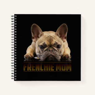 Frenchie Mama T Women French Bulldog Gift Dog Mama Notizblock