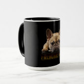 Frenchie Mama T Women French Bulldog Gift Dog Mama Tasse (Vorderseite Links)