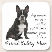 Frenchie Mama Untersetzer (Vorderseite)