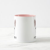 Frenchie Mama White French Bulldog Tasse (Zentrum)